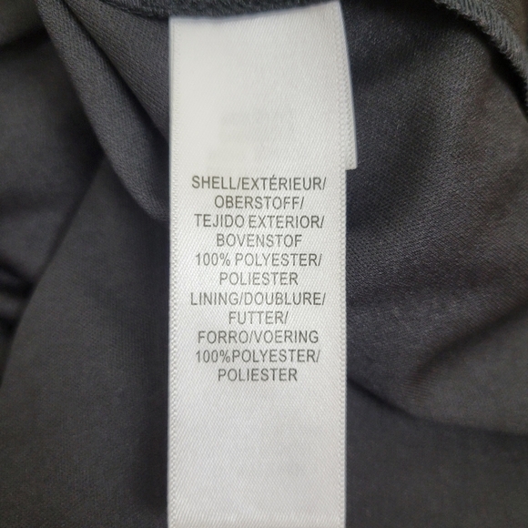 Adrianna Papell Floral Embroidered Tulle Overlay Dress Size 8 Black Lace A-Line - Picture 13 of 13